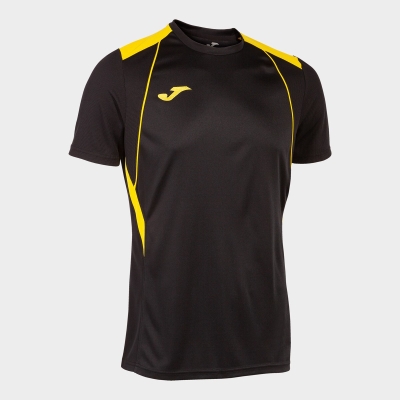 Joma Championship VII Men's T Shirts Black | NZJY03751