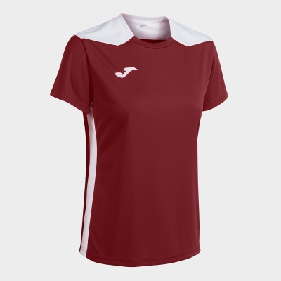 Joma Championship VI Women's T Shirts Burgundy | OJIK60927