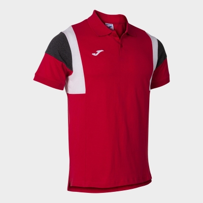 Joma Confort III Men's Polo Shirts Red | MSGZ52904