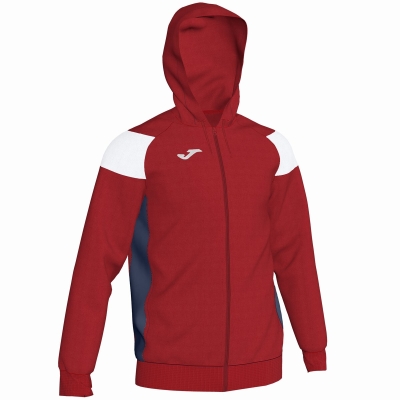 Joma Crew III Men's Hooded Jackets Red | QKNE24503