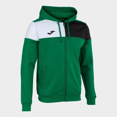 Joma Crew V Men's Hooded Jackets Green | VOFE38741