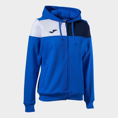 Joma Crew V Women's Hooded Jackets Blue | QKPJ92537