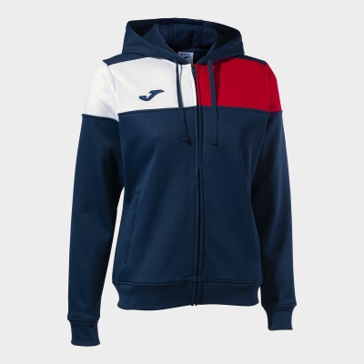 Joma Crew V Women's Hooded Jackets Navy | VRGJ12634