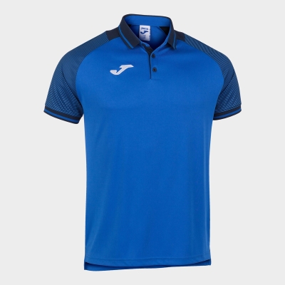 Joma Essential II Men's Polo Shirts Blue | WVJZ43519