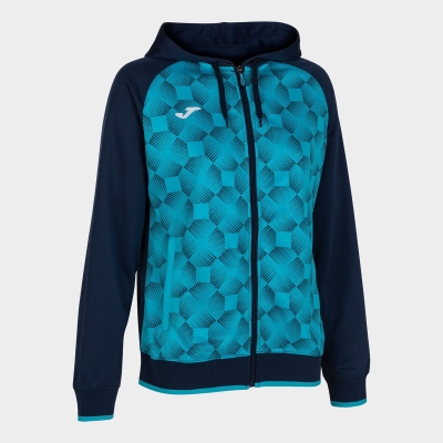 Joma Supernova III Women's Hooded Jackets Turquoise | JKRG48519