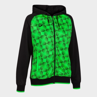 Joma Supernova III Women's Hooded Jackets Green | PJUT10649