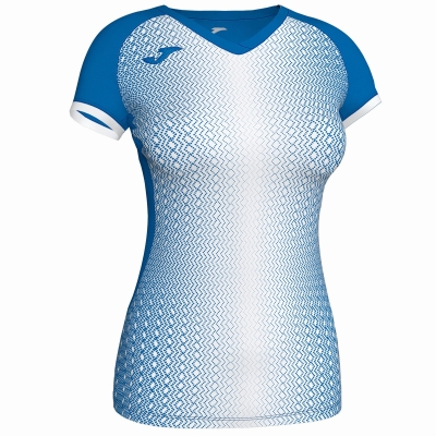 Joma Supernova II Women's T Shirts Blue | PILV15284