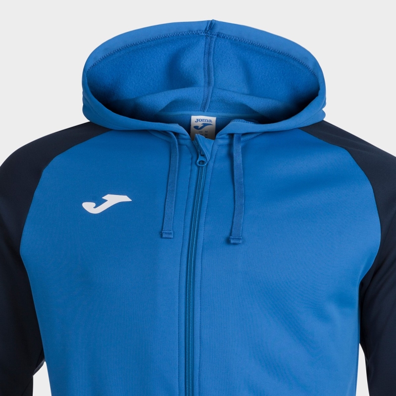 Joma Academy IV Men's Hooded Jackets Blue | ZDJW52367