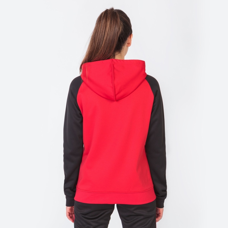 Joma Academy IV Women's Hooded Jackets Red | ZOGV89240