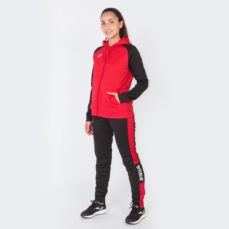 Joma Academy IV Women's Hooded Jackets Red | ZOGV89240