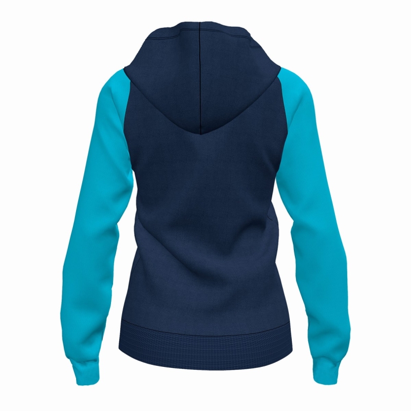 Joma Academy IV Women's Hooded Jackets Turquoise | AWLJ34968