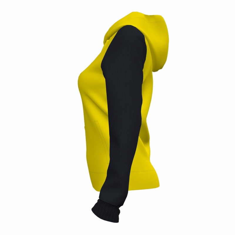 Joma Academy IV Women's Hooded Jackets Yellow | AIJT49287