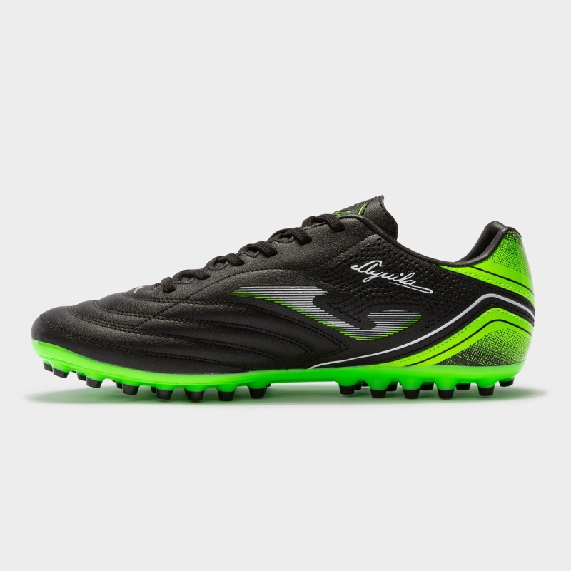 Joma Aguila 22 Artificial Grass Women's Soccer Shoes Black | RAYG60215