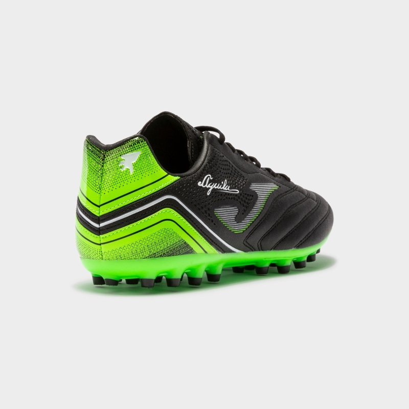 Joma Aguila 22 Artificial Grass Women's Soccer Shoes Black | RAYG60215