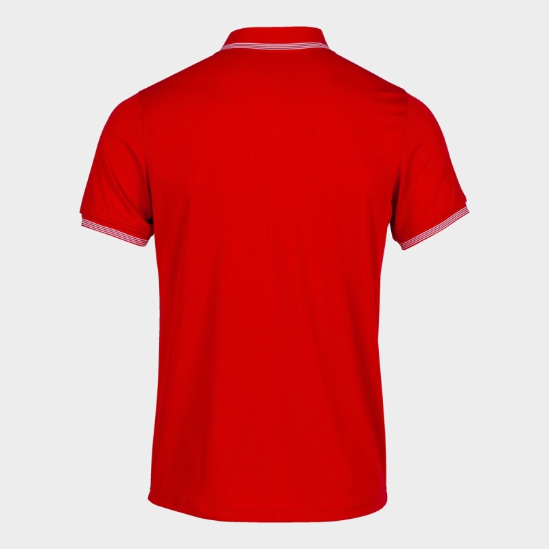 Joma Brama Classic Men's Polo Shirts Red | GOPX24057