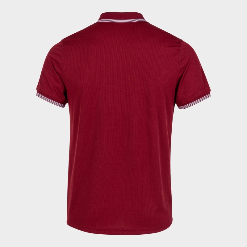 Joma Campus III Men's Polo Shirts Burgundy | LDYC31407