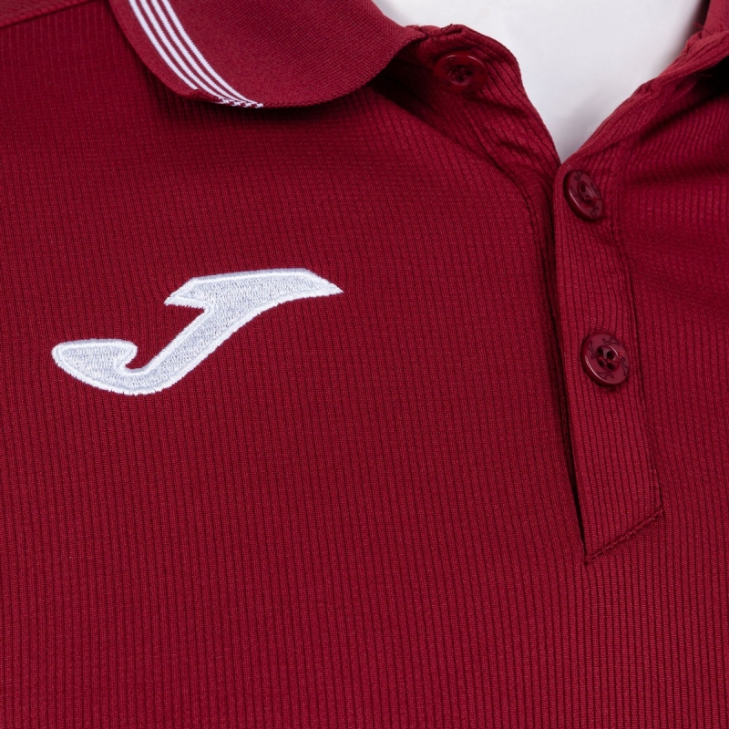 Joma Campus III Men's Polo Shirts Burgundy | LDYC31407