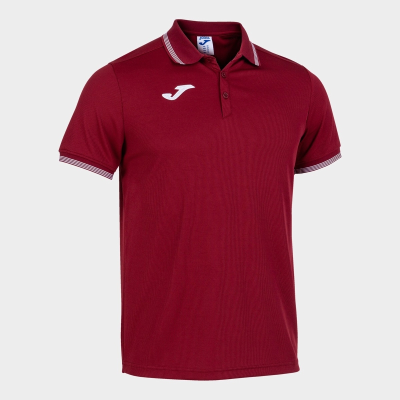 Joma Campus III Men\'s Polo Shirts Burgundy | LDYC31407