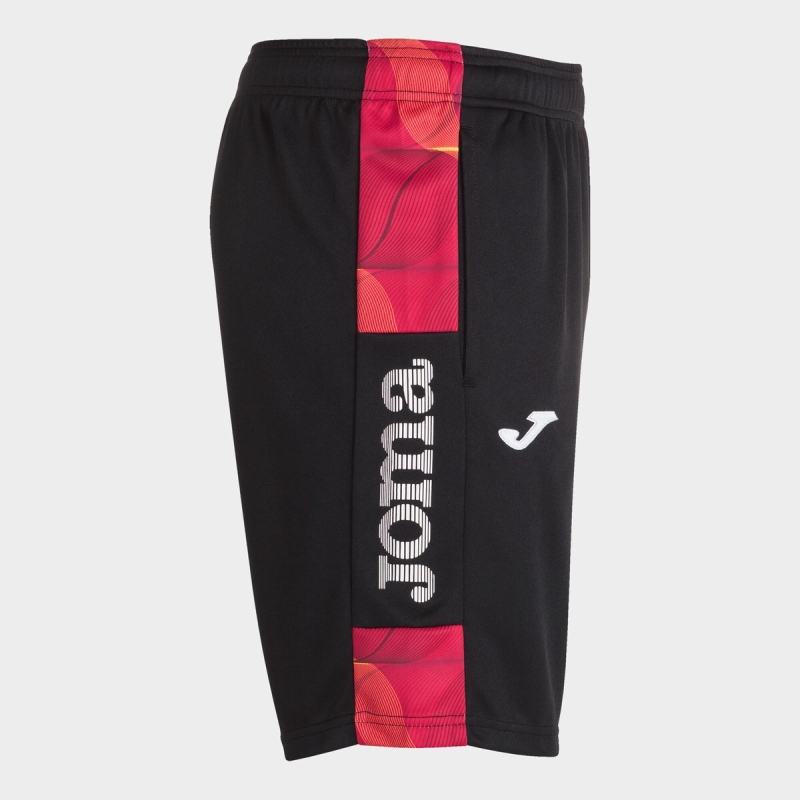 Joma Championship Street II Men's Shorts Black | CDHR79683