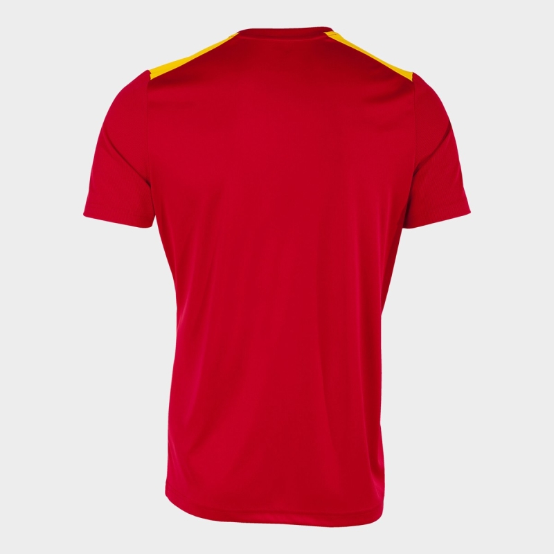 Joma Championship VII Men's T Shirts Red | YRKH48159