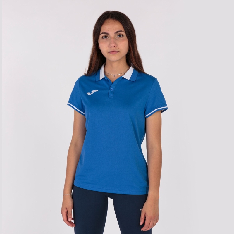 Joma Championship VI Women's Polo Shirts Blue | DYZL86395