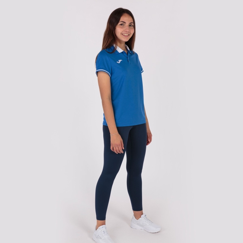 Joma Championship VI Women's Polo Shirts Blue | DYZL86395