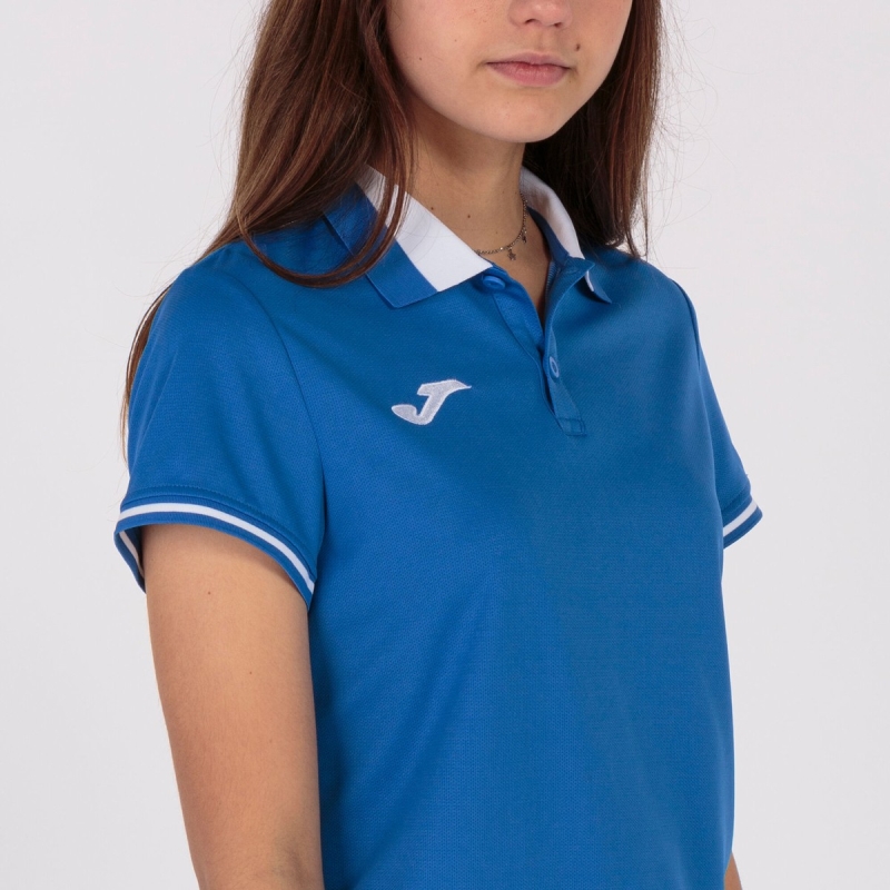 Joma Championship VI Women's Polo Shirts Blue | DYZL86395