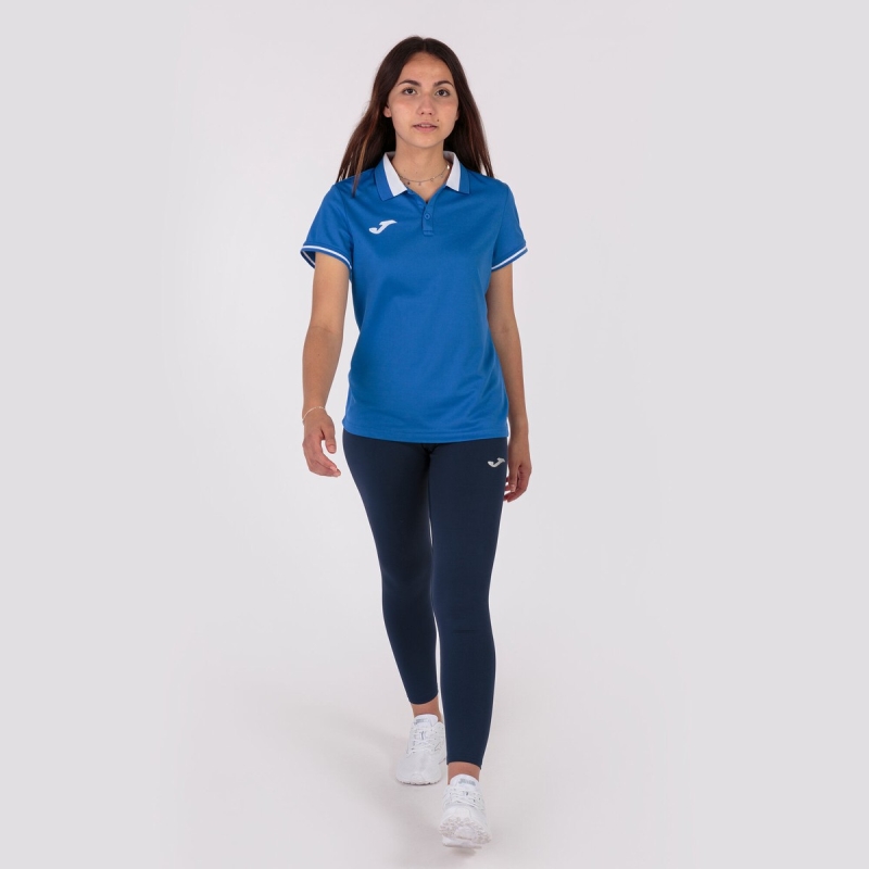 Joma Championship VI Women's Polo Shirts Blue | DYZL86395