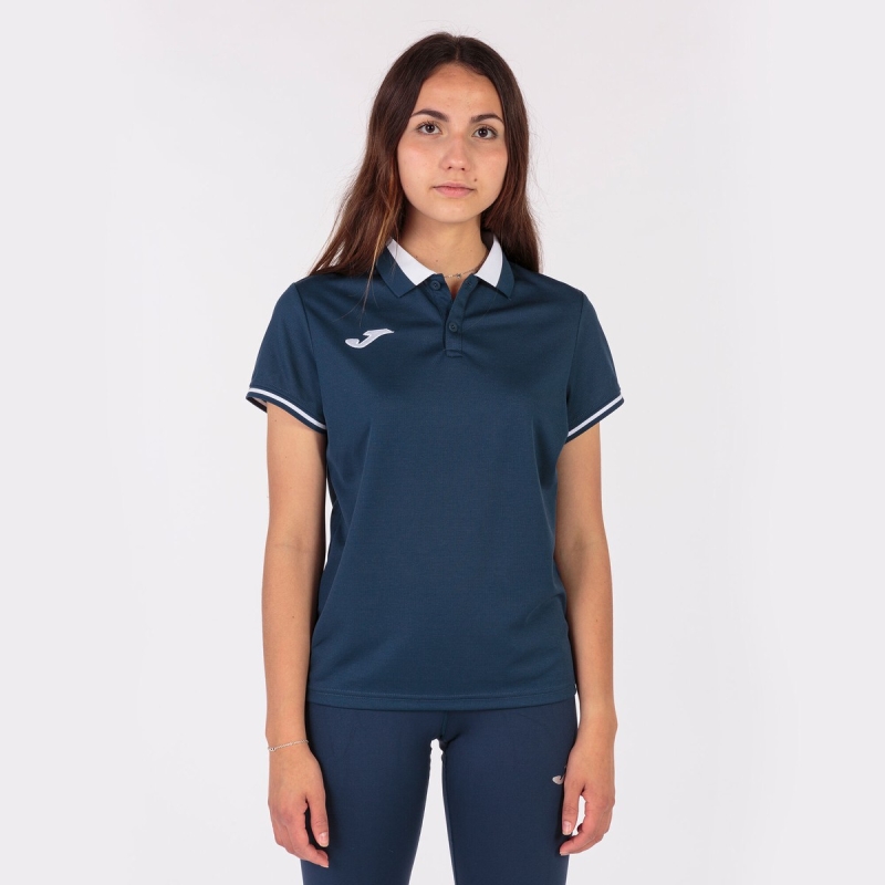 Joma Championship VI Women's Polo Shirts Navy | EGSO23450