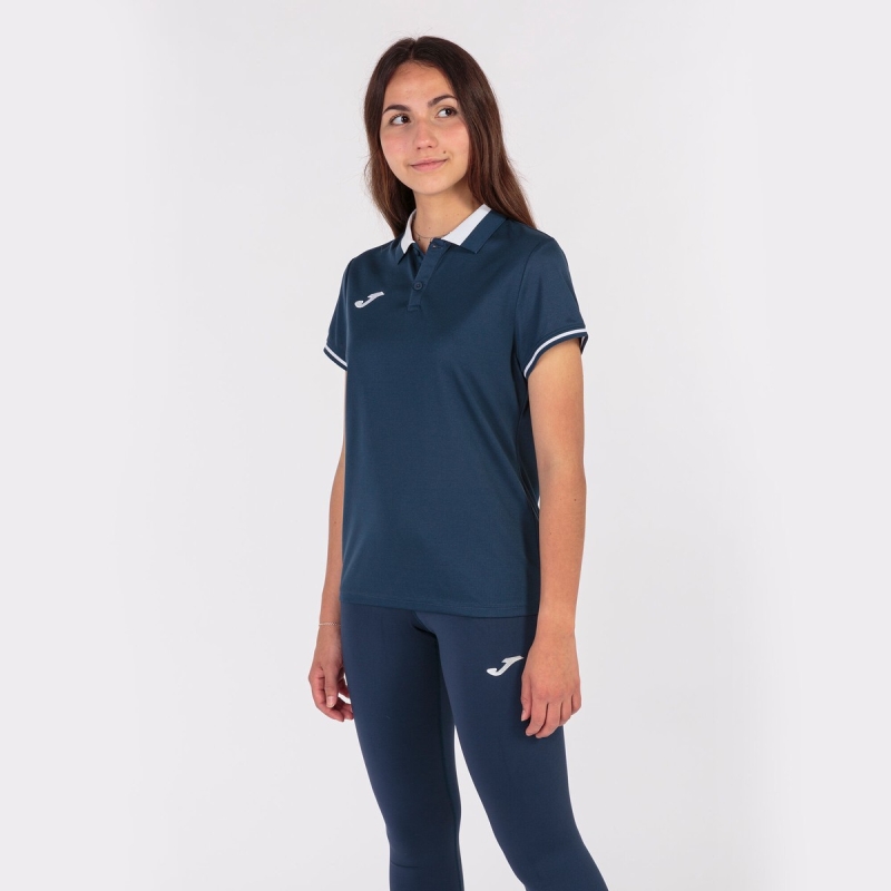 Joma Championship VI Women's Polo Shirts Navy | EGSO23450