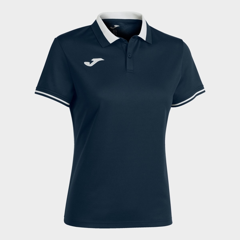 Joma Championship VI Women\'s Polo Shirts Navy | EGSO23450