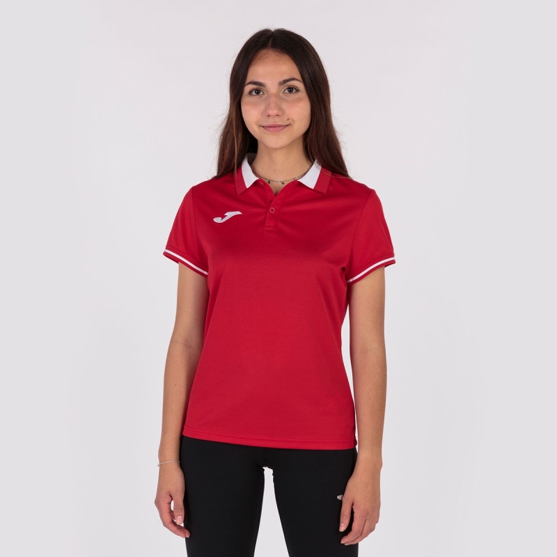 Joma Championship VI Women's Polo Shirts Red | ENWG15839