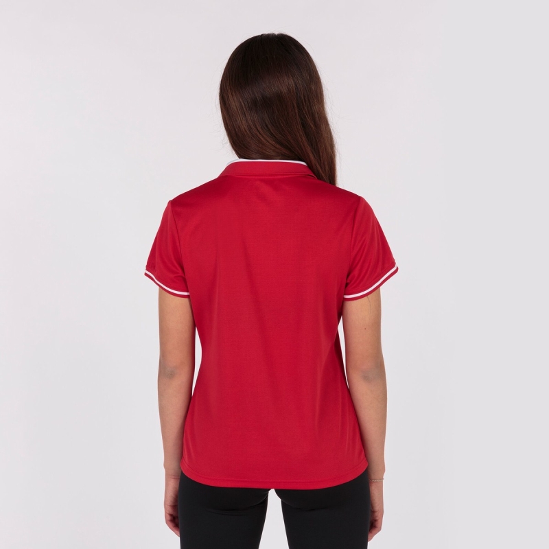 Joma Championship VI Women's Polo Shirts Red | ENWG15839