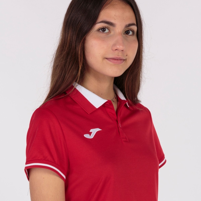 Joma Championship VI Women's Polo Shirts Red | ENWG15839