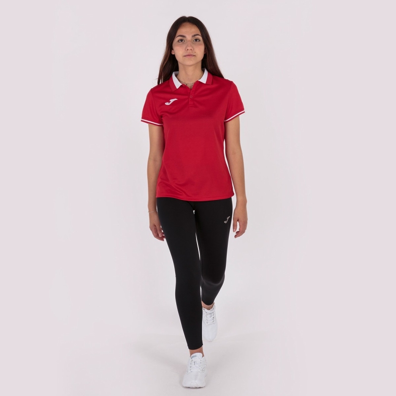 Joma Championship VI Women's Polo Shirts Red | ENWG15839