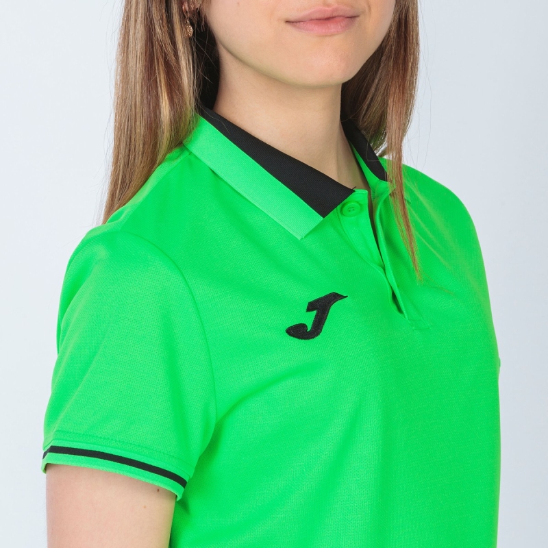 Joma Championship VI Women's Polo Shirts Green | GYMC39052