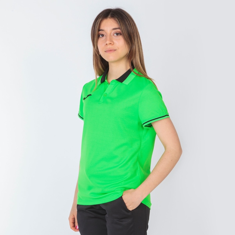 Joma Championship VI Women's Polo Shirts Green | GYMC39052