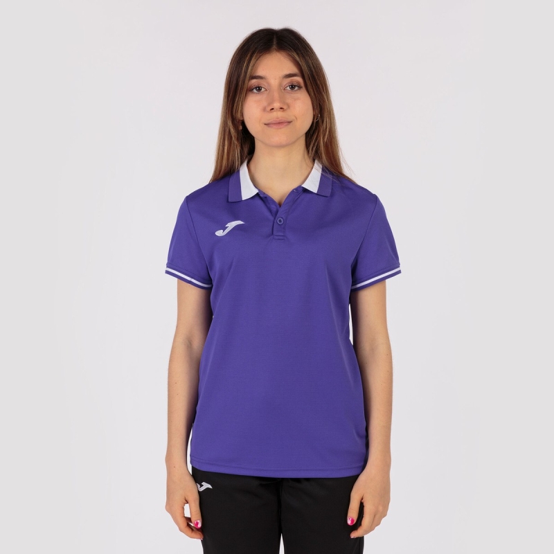 Joma Championship VI Women's Polo Shirts Purple | ICBJ26031