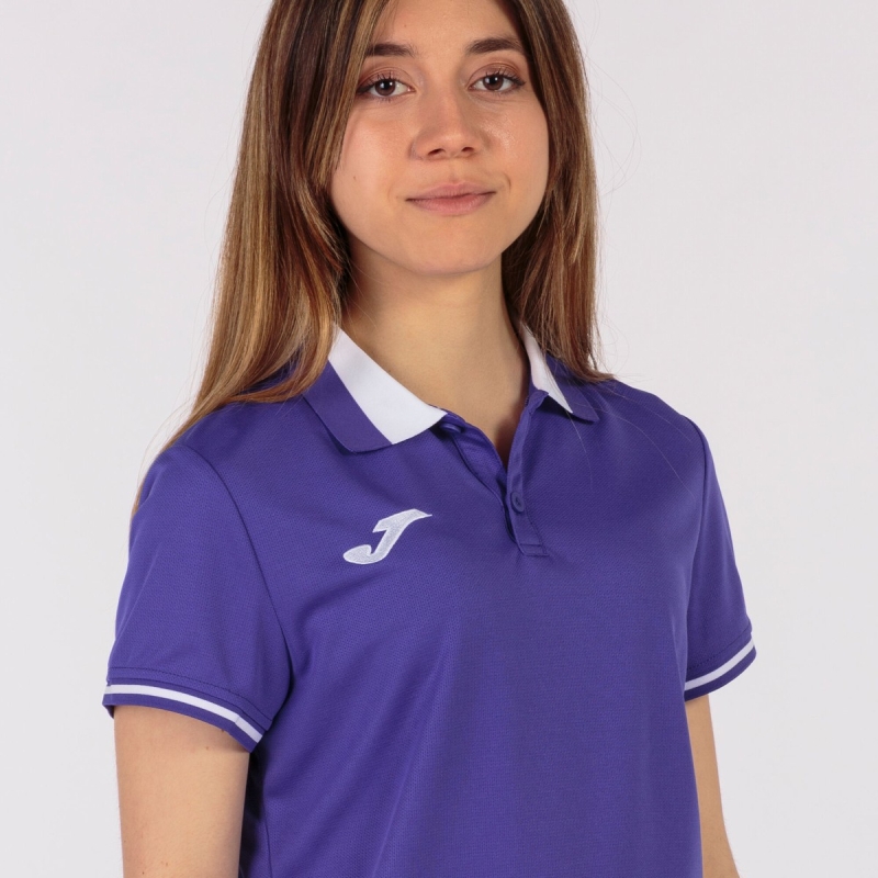 Joma Championship VI Women's Polo Shirts Purple | ICBJ26031