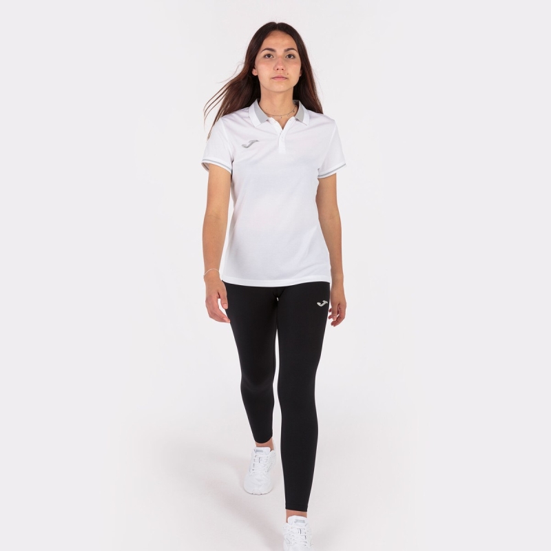 Joma Championship VI Women's Polo Shirts White | NJKD85962