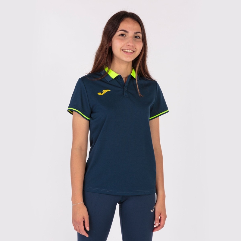 Joma Championship VI Women's Polo Shirts Navy | YNJO17549