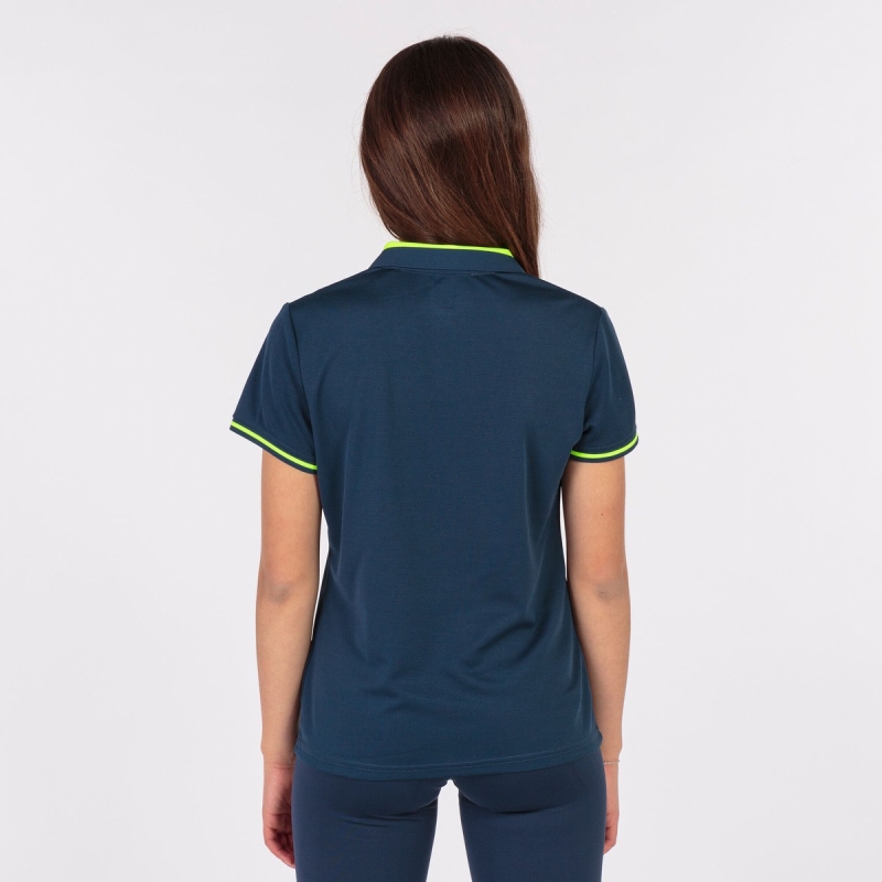 Joma Championship VI Women's Polo Shirts Navy | YNJO17549