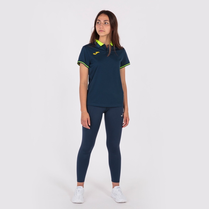 Joma Championship VI Women's Polo Shirts Navy | YNJO17549