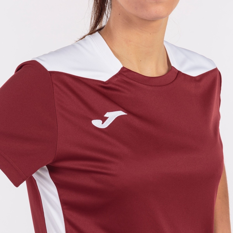 Joma Championship VI Women's T Shirts Burgundy | OJIK60927