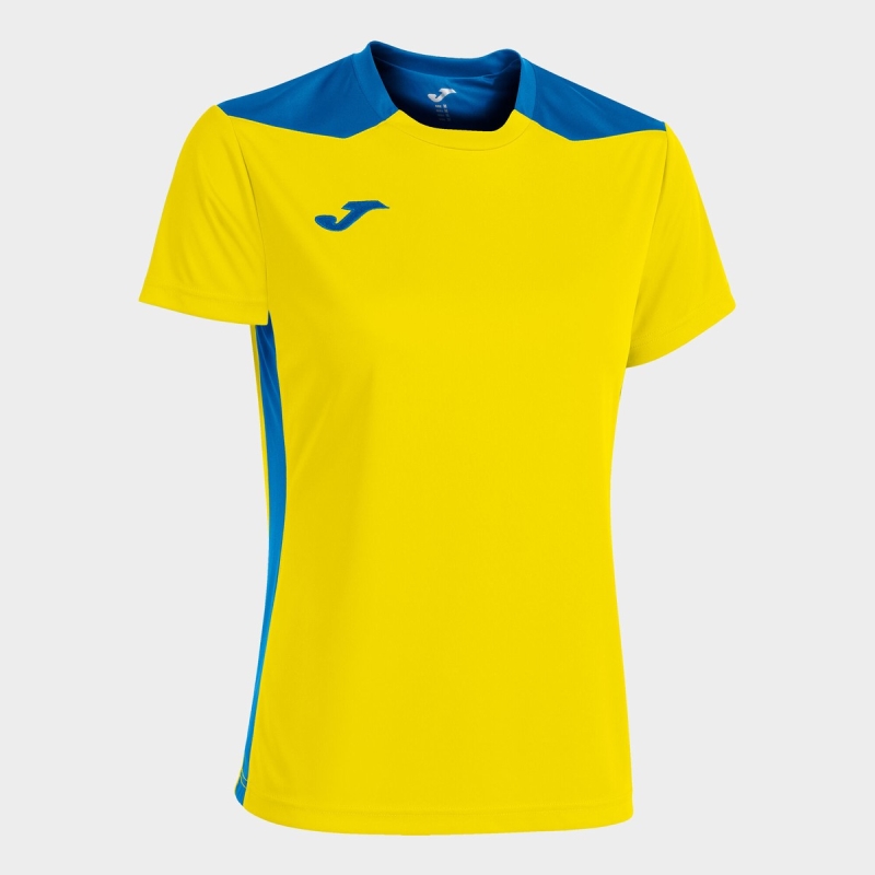 Joma Championship VI Women\'s T Shirts Yellow | LPBX14670