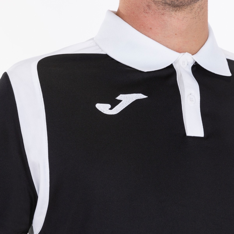 Joma Championship V Men's Polo Shirts Black | IWLR48961