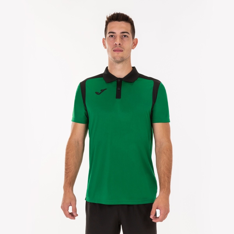 Joma Championship V Men's Polo Shirts Green | MGOY42175