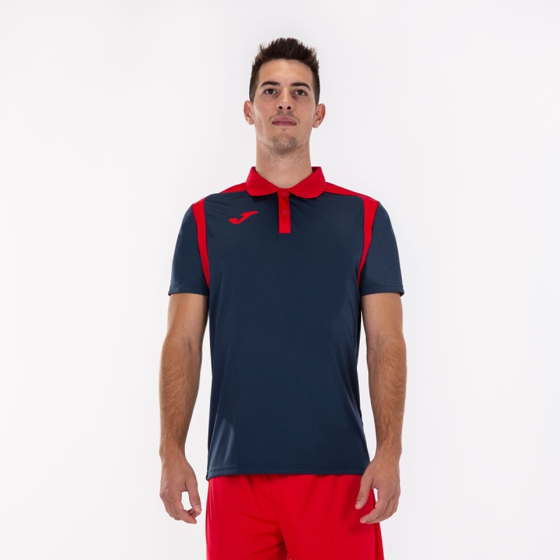 Joma Championship V Men's Polo Shirts Navy | XWPG24701