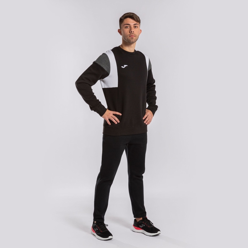 Joma Confort III Men's Sweatshirts Black | HATD67398