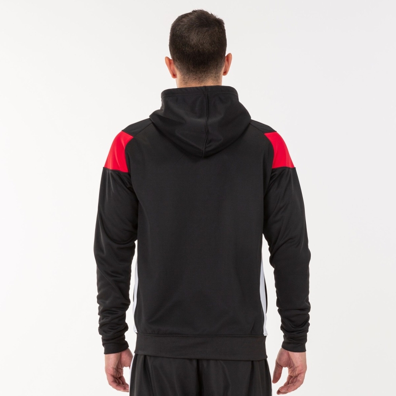 Joma Crew III Men's Hooded Jackets Black | DAPV20471